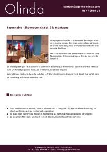 D�coration showroom chalet Fa�onnable