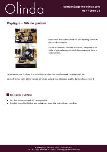 Vitrine des eaux de parfums - Diptyque